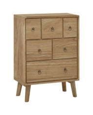 Commode 56x30x80 cm Bois massif de teck | Mobilier & Déco