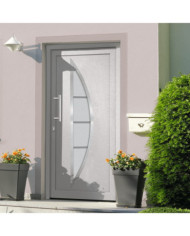 Porte d'entrée Blanc 88x200 cm | Mobilier & Déco