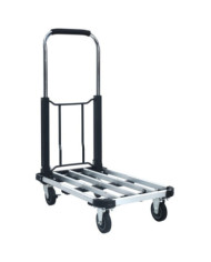 Chariot de transport pliable 150 kg Aluminium Argenté | Mobilier & Déco