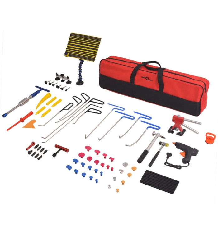 Kit de débosselage sans peinture 80 pcs Acier inoxydable | Mobilier & Déco