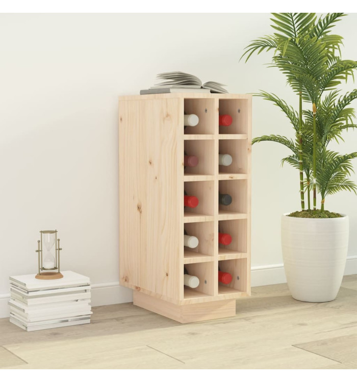 Armoire à vin 23x34x61 cm Bois de pin massif | Mobilier & Déco