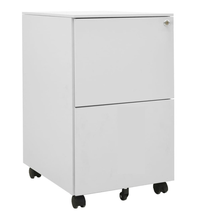 Classeur mobile Gris clair 39x45x67 cm Acier | Mobilier & Déco