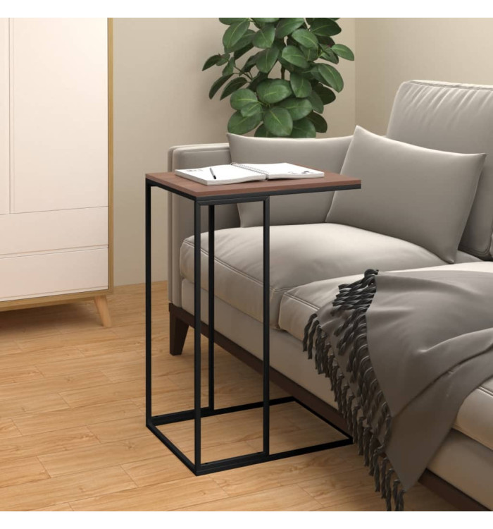 Table d'appoint Noir 40x30x59 cm Bois d'ingénierie | Mobilier & Déco