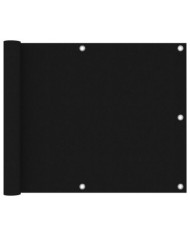Écran de balcon Noir 75x300 cm Tissu Oxford | Mobilier & Déco