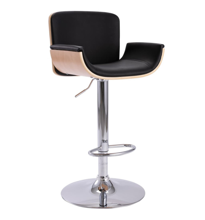 Tabouret de bar Noir Similicuir | Mobilier & Déco