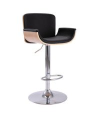 Tabouret de bar Noir Similicuir | Mobilier & Déco