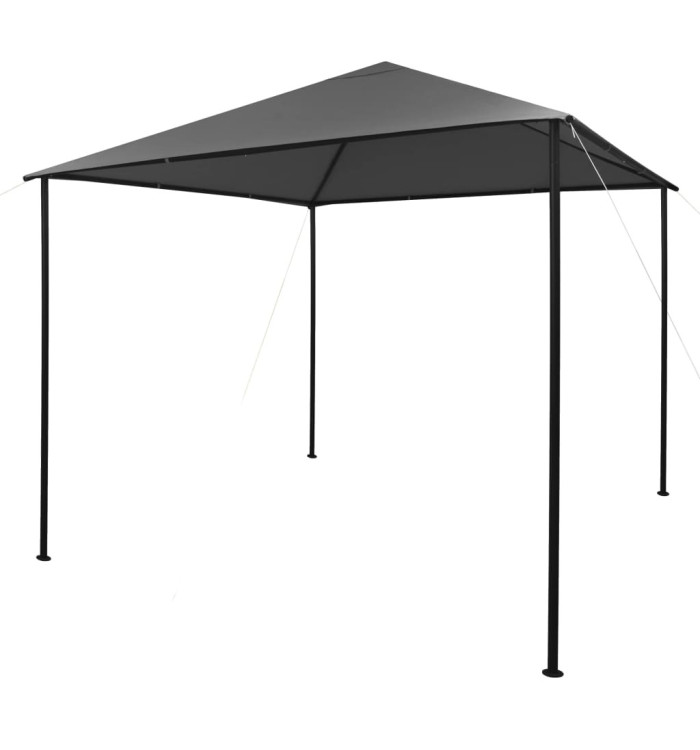 Tonnelle 3x3 m Anthracite Tissu et acier 180 g/m² | Mobilier & Déco