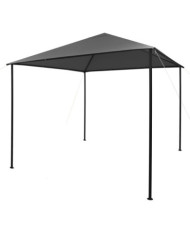 Tonnelle 3x3 m Anthracite Tissu et acier 180 g/m² | Mobilier & Déco