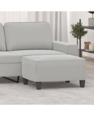 Repose-pied Gris clair 70x55x41 cm Tissu microfibre | Mobilier & Déco