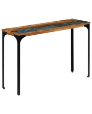 Table console 120 x 35 x 76 cm Bois de récupération massif | Mobilier & Déco