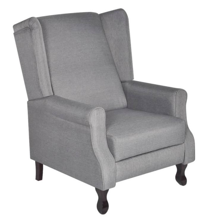 Fauteuil gris tissu | Mobilier & Déco