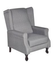 Fauteuil gris tissu | Mobilier & Déco