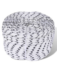 Corde de bateau tressée Polyester 8 mm 500 m Blanc | Mobilier & Déco