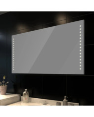 Miroir de salle de bain avec lumières LED 100 x 60 cm (L x H) | Mobilier & Déco