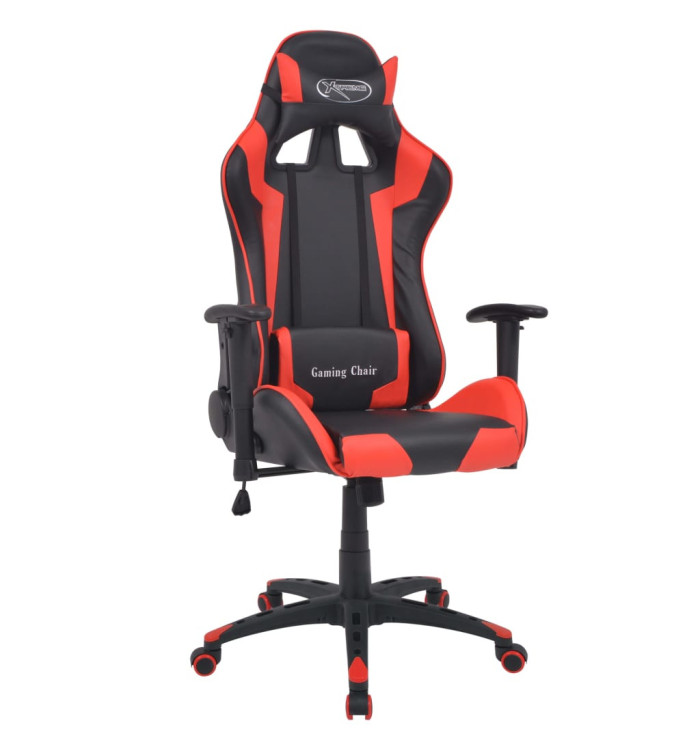Chaise de bureau inclinable Cuir artificiel Rouge | Mobilier & Déco