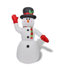 Bonhomme de neige gonflable de 240 cm | Mobilier & Déco
