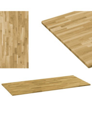 Dessus de table Bois de chêne Rectangulaire 23 mm 120x60 cm | Mobilier & Déco