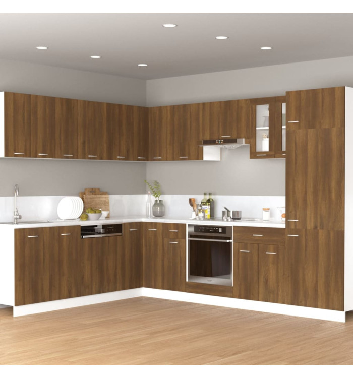 Armoire suspendue "Lyon" Chêne marron 60x31x40 cm | Mobilier & Déco