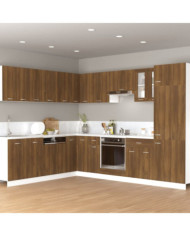 Armoire suspendue "Lyon" Chêne marron 60x31x40 cm | Mobilier & Déco