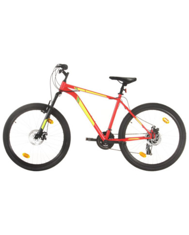 Vélo de montagne 21 vitesses Roues de 27,5 pouces 42 cm Rouge | Mobilier & Déco