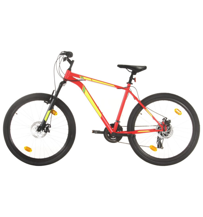Vélo de montagne 21 vitesses Roues de 27,5 pouces 42 cm Rouge | Mobilier & Déco