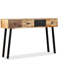 Table console Teck massif de récupération 120 x 30 x 76 cm | Mobilier & Déco