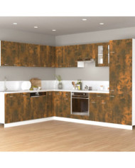 Armoire suspendue "Lyon" Chêne fumé 60x31x40 cm | Mobilier & Déco