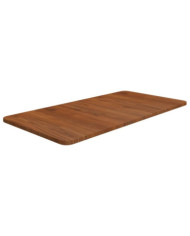 Comptoir de salle de bain Marron foncé 80x40x1,5 cm Bois traité | Mobilier & Déco