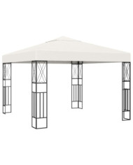 Tonnelle 3x3 m Crème Tissu | Mobilier & Déco