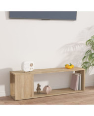 Meuble TV Chêne sonoma 100x24x32 cm Bois d'ingénierie | Mobilier & Déco