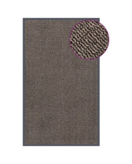 Paillasson touffeté 90x150 cm Marron foncé | Mobilier & Déco