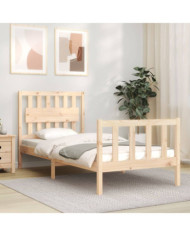 Cadre de lit sans matelas bois de pin massif | Mobilier & Déco