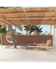 Auvent latéral rétractable de patio 117x600 cm Marron | Mobilier & Déco