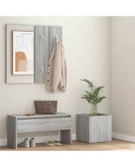 Ensemble de meubles de couloir Sonoma gris Bois d'ingénierie | Mobilier & Déco