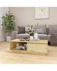 Table basse 110x50x33,5 cm bois de pin massif | Mobilier & Déco