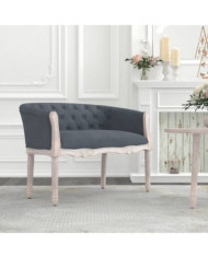 Banc Gris foncé 98x56x69 cm Velours | Mobilier & Déco