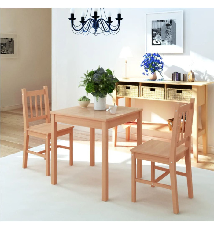 Ensemble de salle à manger trois pièces Pinède | Mobilier & Déco