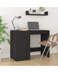 Bureau Noir 100x49x75 cm Bois d'ingénierie | Mobilier & Déco