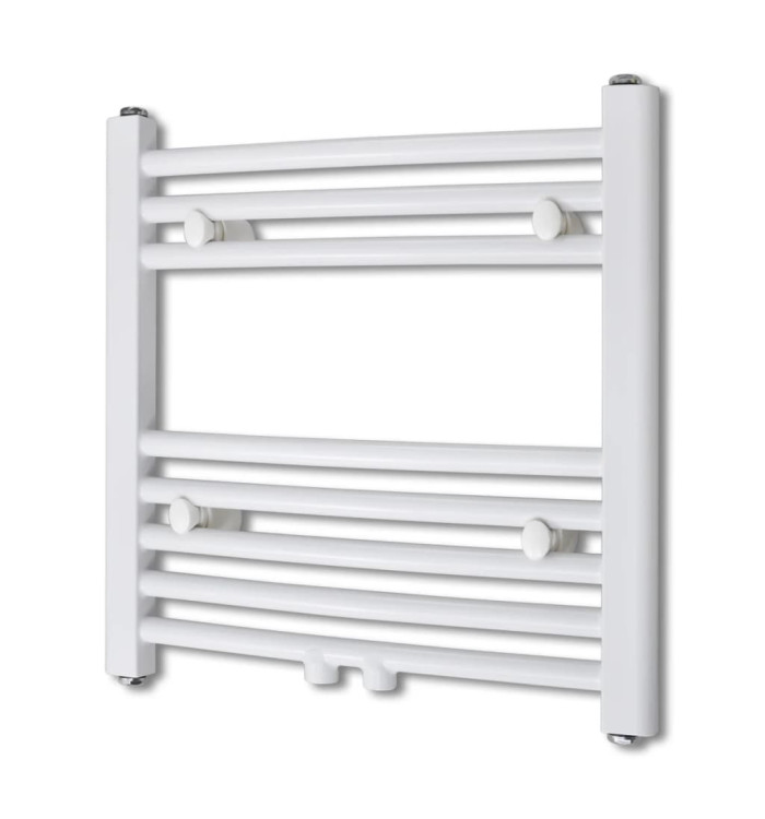 Sèche-Serviettes Chauffage Central Incurvé 480x480mm + Connecteurs | Mobilier & Déco