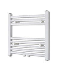 Sèche-Serviettes Chauffage Central Incurvé 480x480mm + Connecteurs | Mobilier & Déco