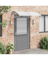 Auvent de porte Gris 150x75 cm Polycarbonate | Mobilier & Déco