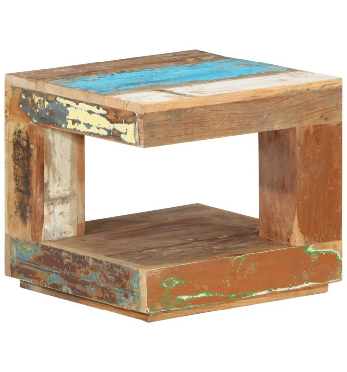 Table basse 45x45x40 cm Bois de récupération massif | Mobilier & Déco