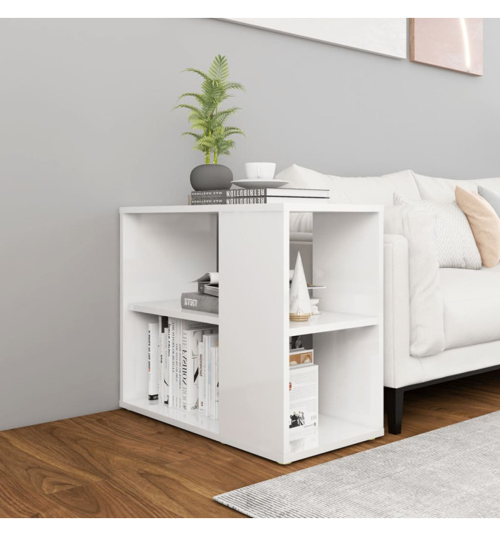 Armoire latérale Blanc brillant 60x30x50 cm Aggloméré | Mobilier & Déco