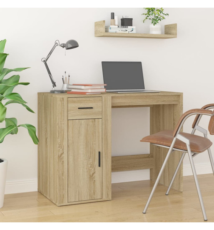 Bureau Chêne sonoma 100x49x75 cm Bois d'ingénierie | Mobilier & Déco