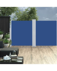 Auvent latéral rétractable Bleu 140 x 600 cm | Mobilier & Déco