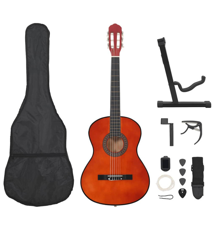Jeu de guitare classique pour débutants 12 pcs 4/4 39" | Mobilier & Déco