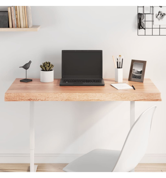 Dessus de table bois massif traité bordure assortie | Mobilier & Déco