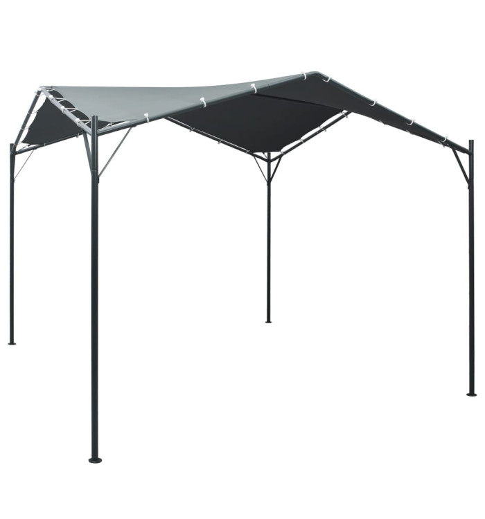 Auvent tente belvédère 3x3 m Acier Anthracite | Mobilier & Déco