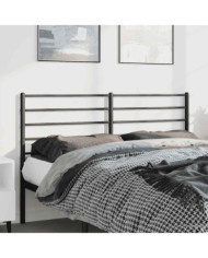 Tête de lit métal noir 135 cm | Mobilier & Déco
