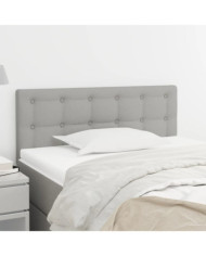 Tête de lit Gris clair 80x5x78/88 cm Tissu | Mobilier & Déco